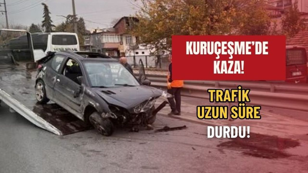 Kuruçeşme’de Sabah Saatlerinde Kaza: Trafik Uzun Süre Durma Noktasına Geldi