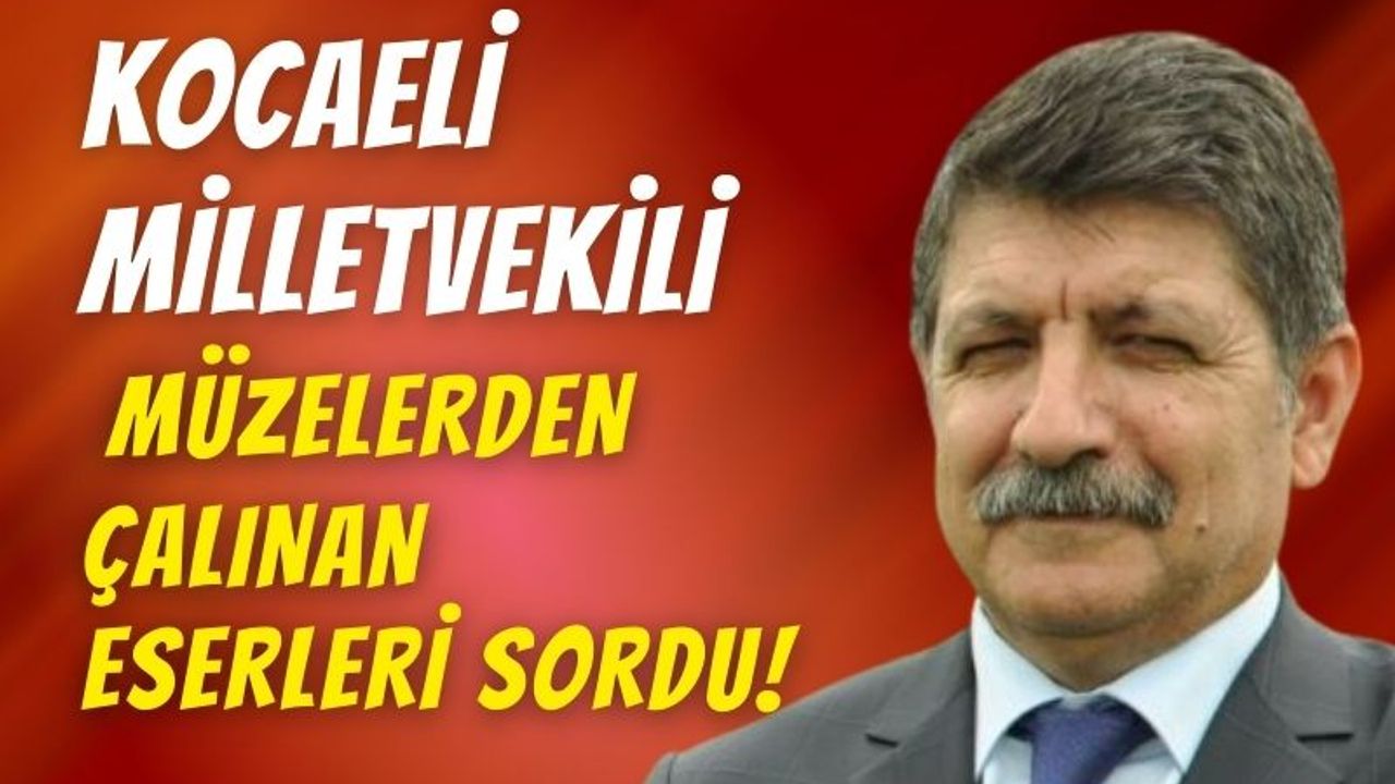 Kocaeli Milletvekili Müzelerden Çalınan Eserleri Sordu!