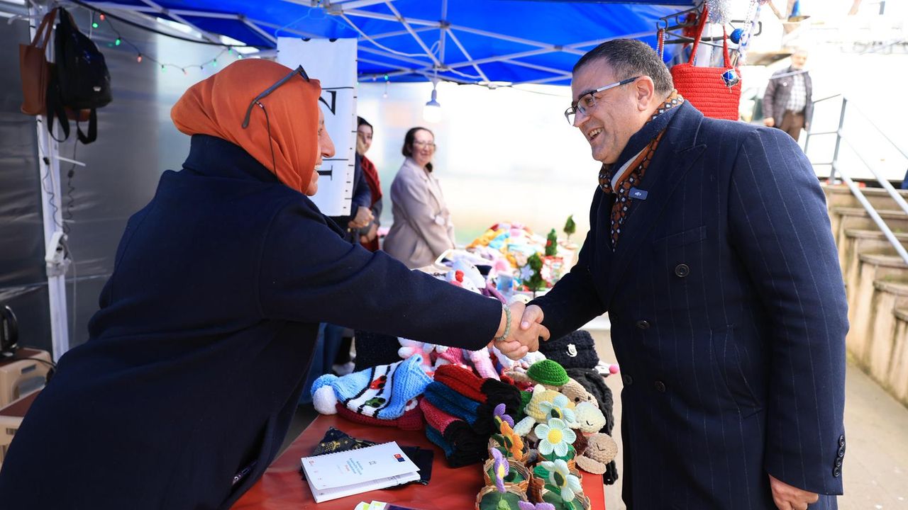 Derince’de el emeği ürünler yeni yıla değer katıyor