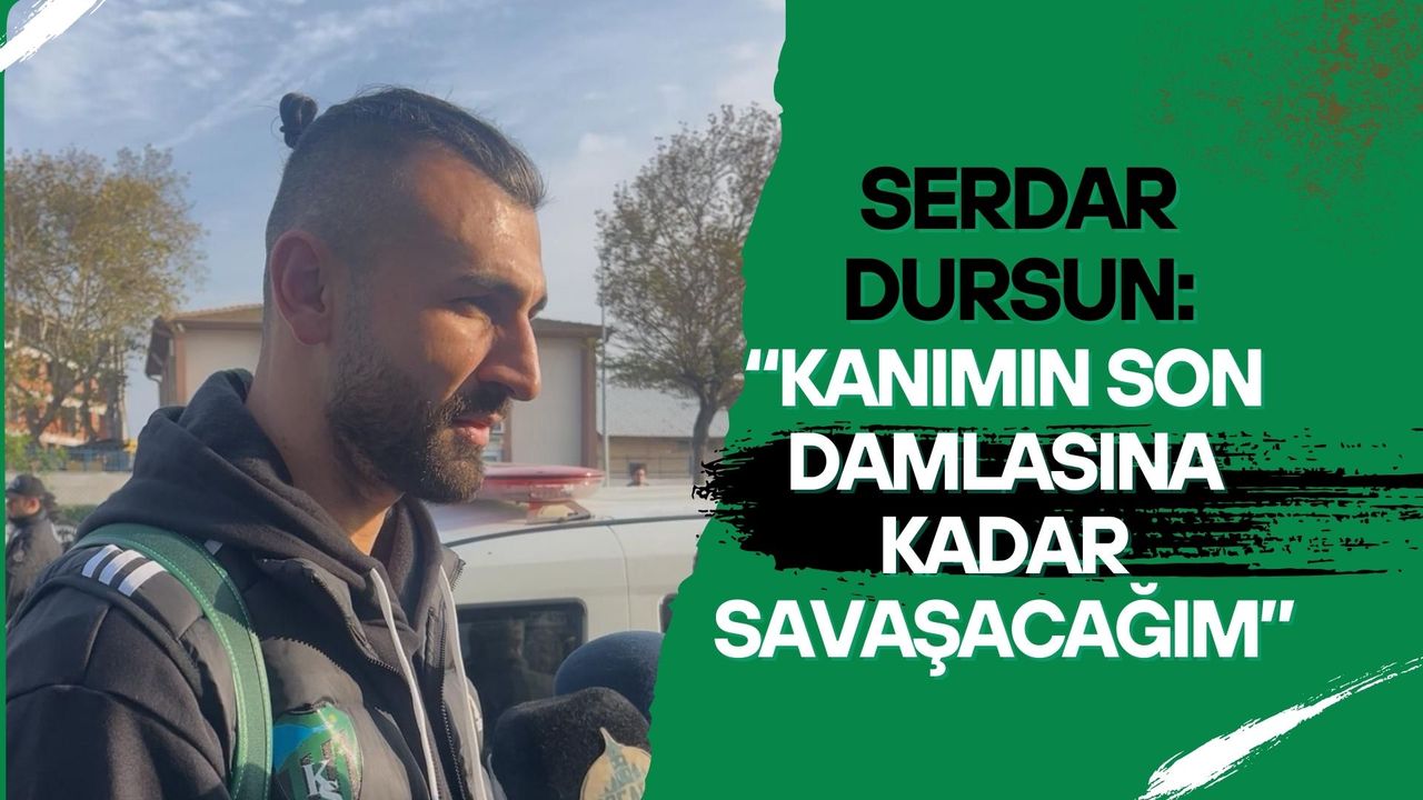 Serdar Dursun'dan Kocaelispor taraftarına özür mesajı