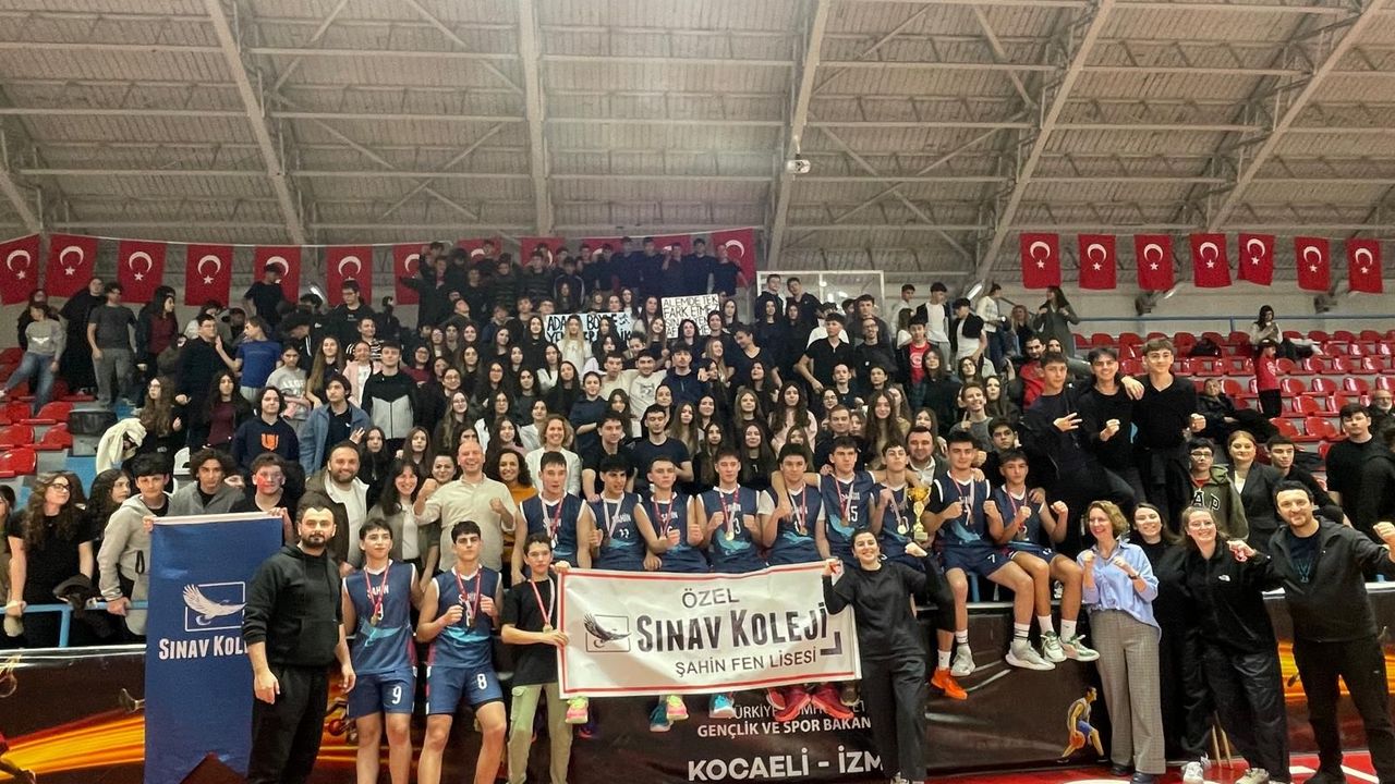 Kocaeli’de Şampiyon Özel Sınav Koleji Şahin Fen Lisesi Oldu