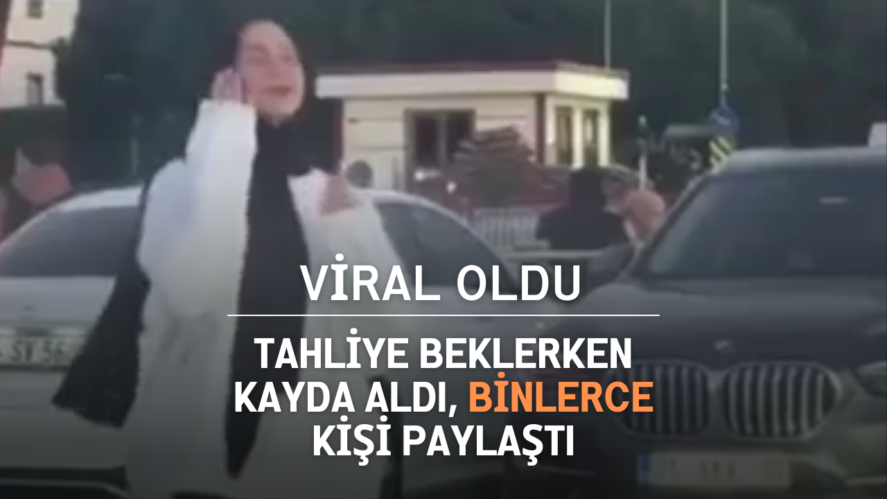 Sosyal Medyada Viral Oldu: Tahliye beklerken kayda aldı, binlerce kişi paylaştı