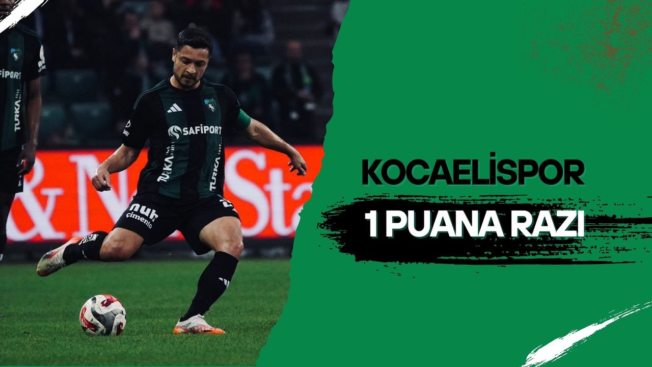 Kocaelispor 1 puana razı 0-0