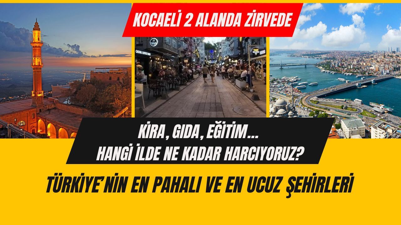 Türkiye’de Yaşam Nerede Ucuz, Nerede Pahalı? Kocaeli'de Eğlence El Yakıyor!