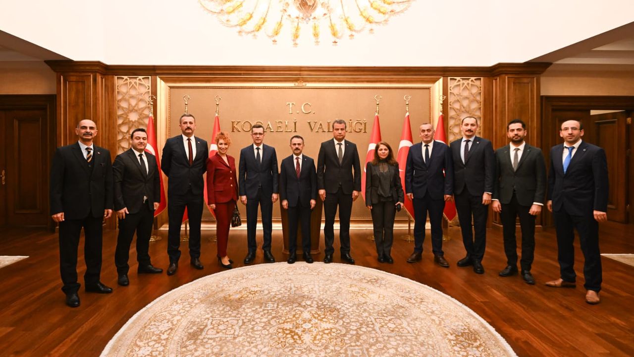 Türk Eğitim-Sen Kocaeli Şubelerinden Vali Aktaş’a Ziyaret