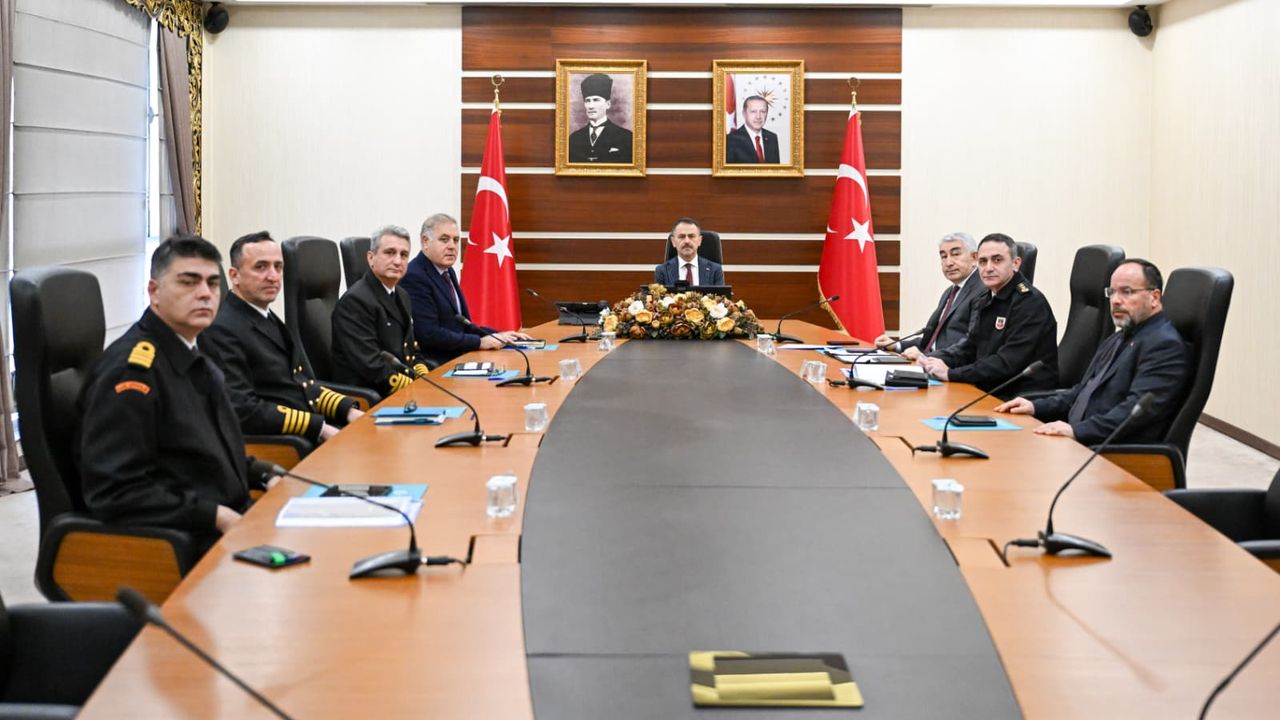 İl Güvenlik ve Asayiş Koordinasyon Toplantısı Vali Aktaş Başkanlığında Yapıldı