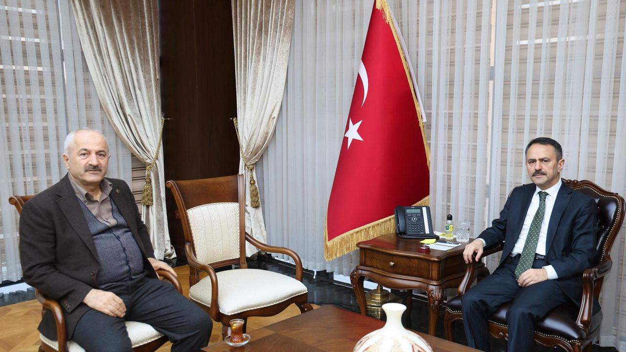 Başkan Zinnur Büyükgöz’den Vali İlhami Aktaş’a Ziyaret