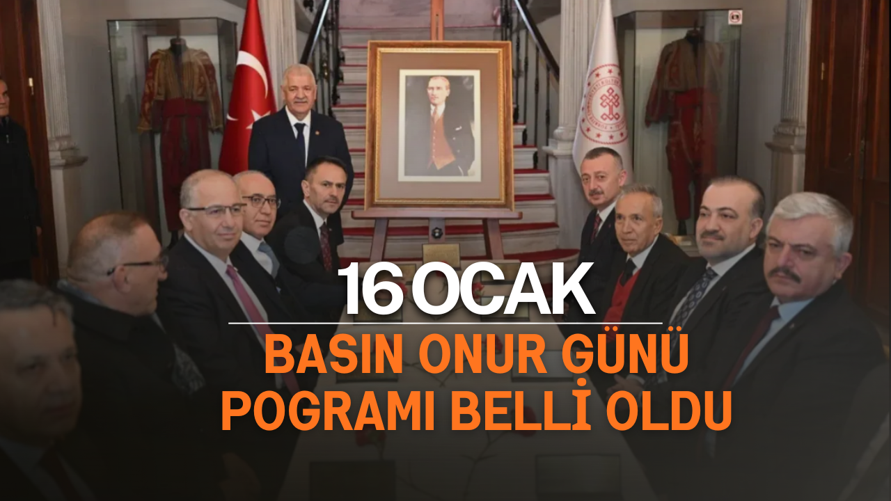 Kocaeli Gazeteciler Cemiyeti’nin 16 Ocak Basın Onur Günü Programı Belli Oldu