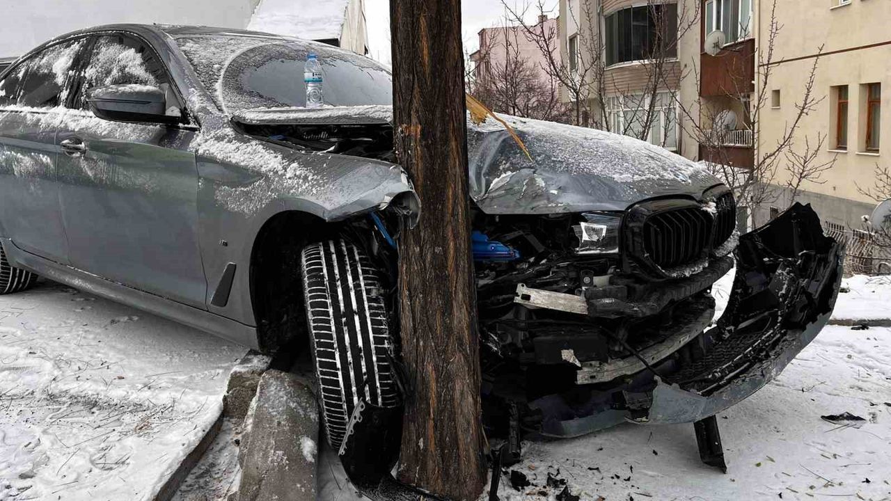 Faciayı Ağaç Önledi: O Anlar Güvenlik Kameralarına Yansıdı