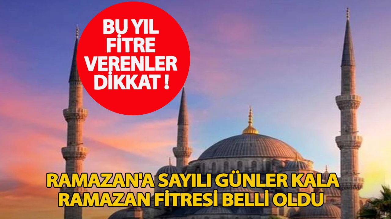 Fitre Bu Yıl Ne Kadar? 2026 İçin Alt Sınır Belli Oldu