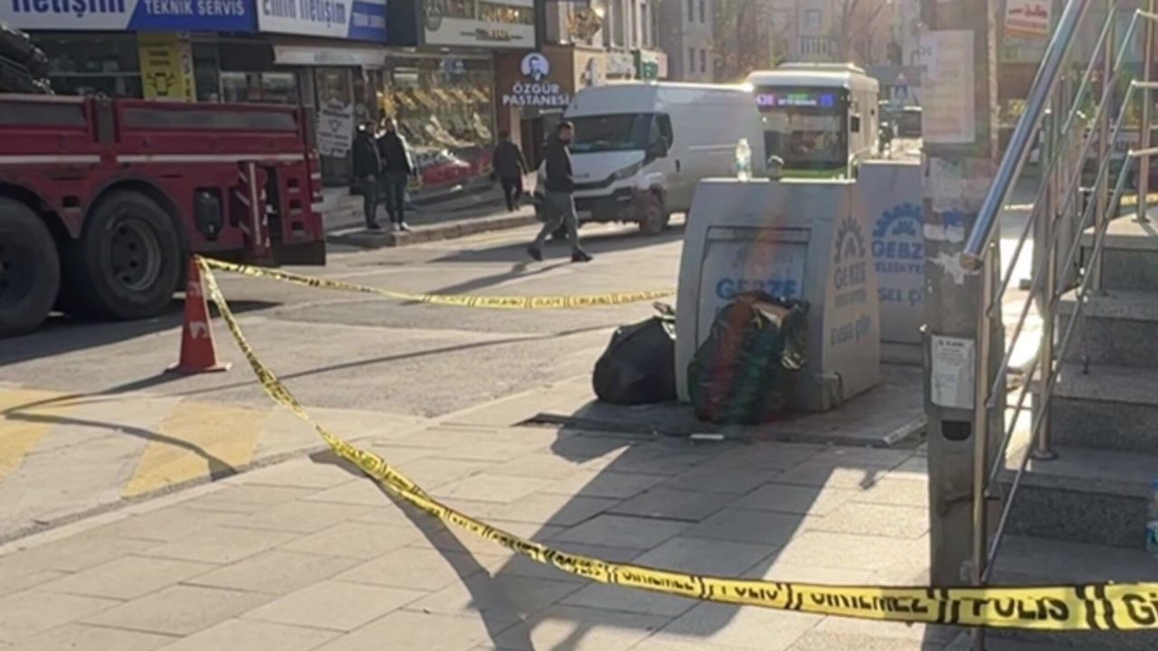 Gebze’de korku dolu anlar: Sokak ortasında silahlı saldırı