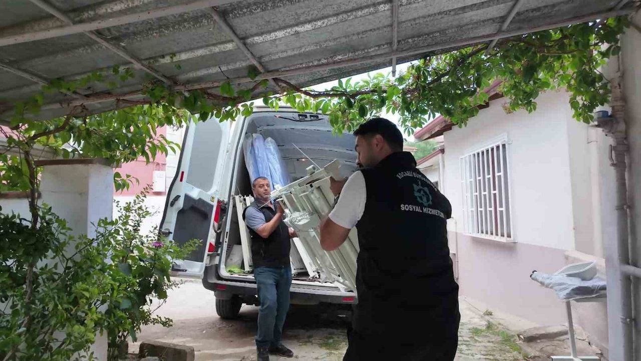 Yatağa bağımlı bireyler için umut oldular: Kocaeli’de örnek sosyal yardım çalışması