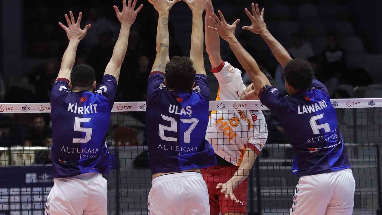 Altekma evinde direnemedi: Galatasaray HDI Sigorta 3-1 galip