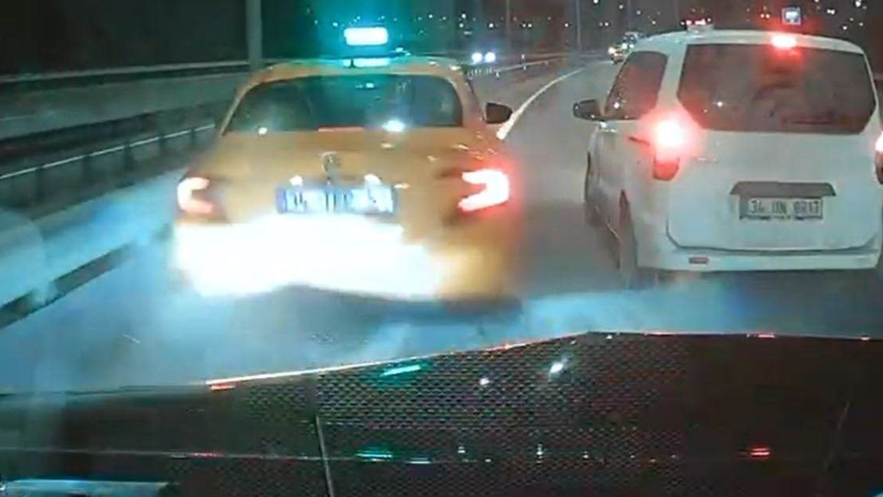 İstanbul’da trafikte tehlikeli inatlaşma: VIP araç kazaya davetiye çıkardı