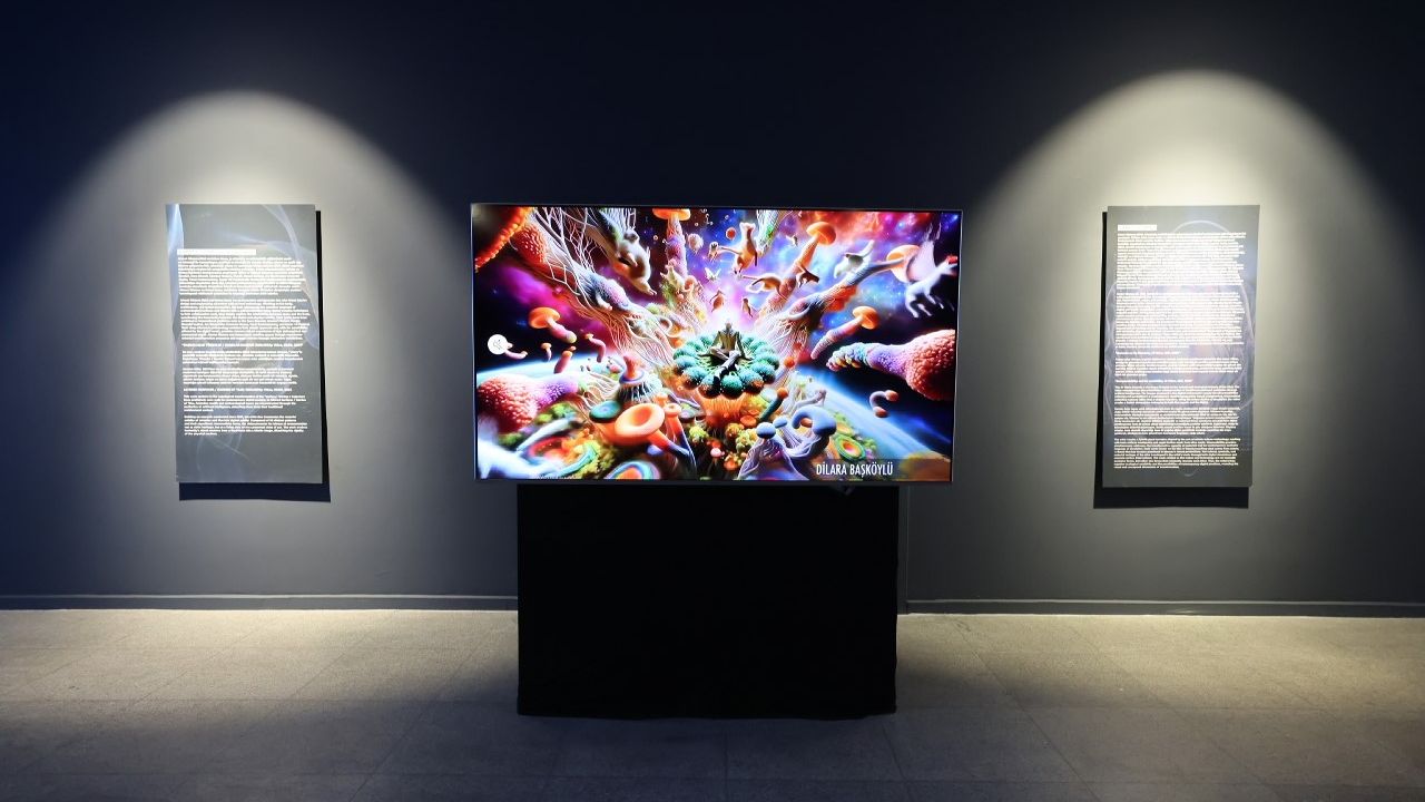 Galeri Cennet'te 'Fijital Kapılar' sergisi açıldı