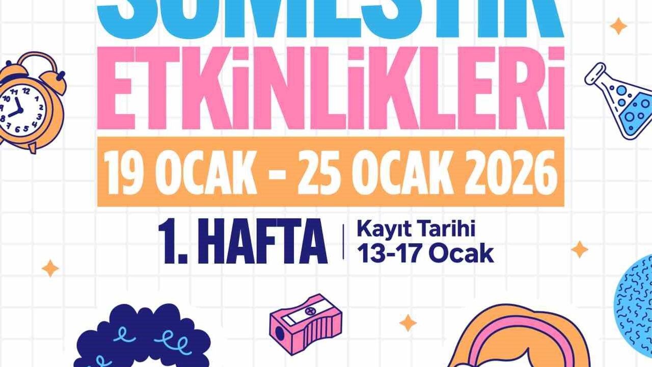 Küçükçekmece'de sömestir etkinlikleri