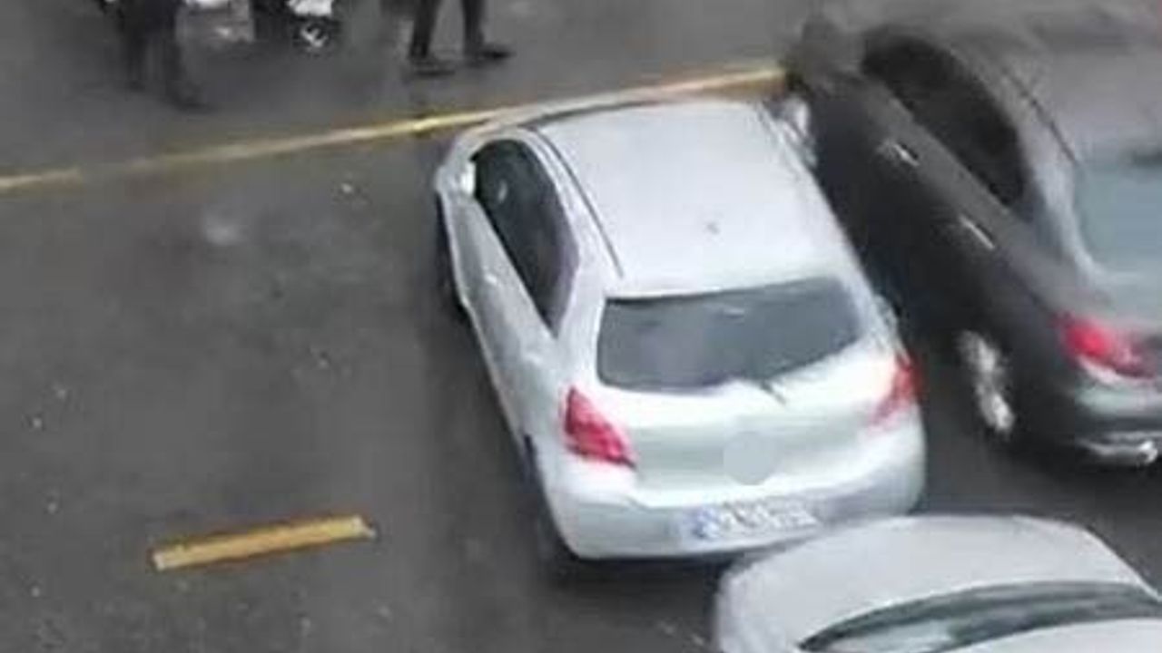 Polis kalkanı, bebeği ve annesini fırtınadan korudu