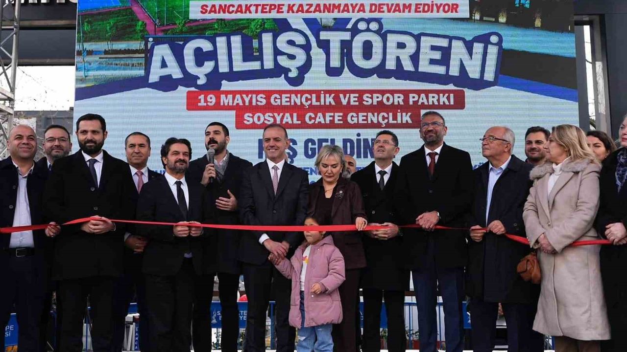 Sancaktepe'de gençliğe ve spora büyük yatırım: 19 Mayıs Gençlik ve Spor Parkı hizmete açıldı