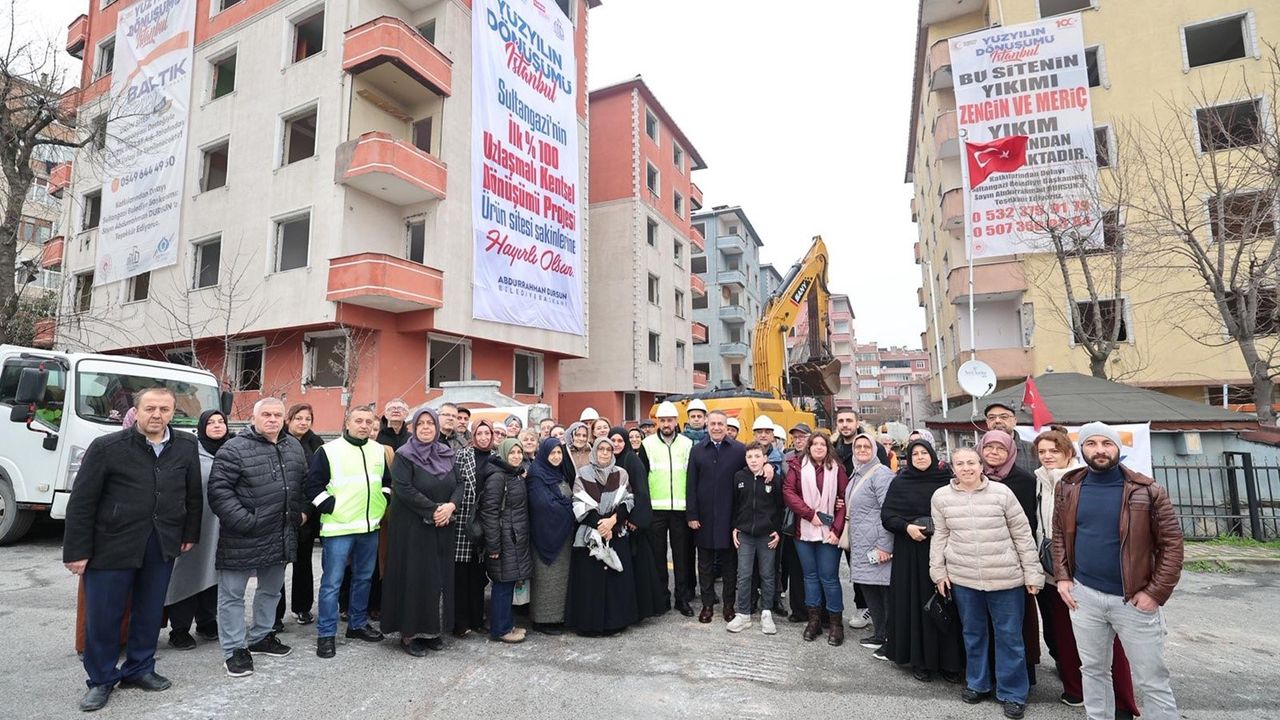 Sultangazi'de ilk yüzde 100 Uzlaşmalı Kentsel Dönüşüm Projesi başladı