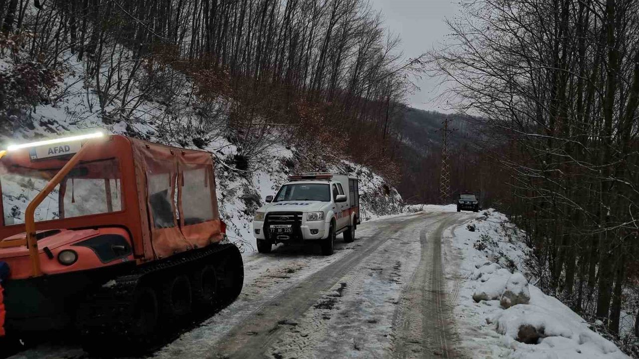 Yalova Delmece Yaylası’nda Kar Yağışına Yakalanan 35 Kişi Kurtarıldı