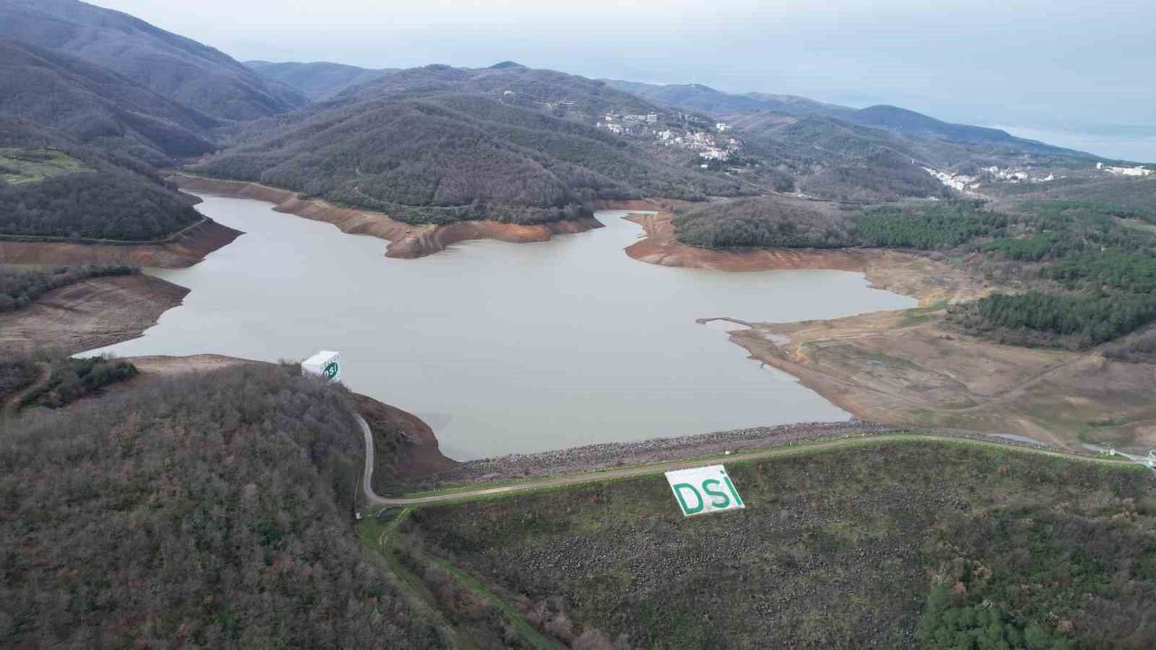 Yalova'nın içme suyu barajında doluluk oranı yüzde 30'a çıktı