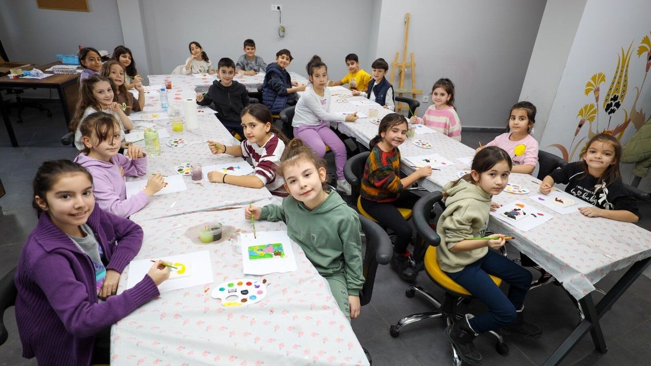 Başiskele’de Yarıyıl Tatili Çocuk Atölyeleri Yoğun İlgi Görüyor