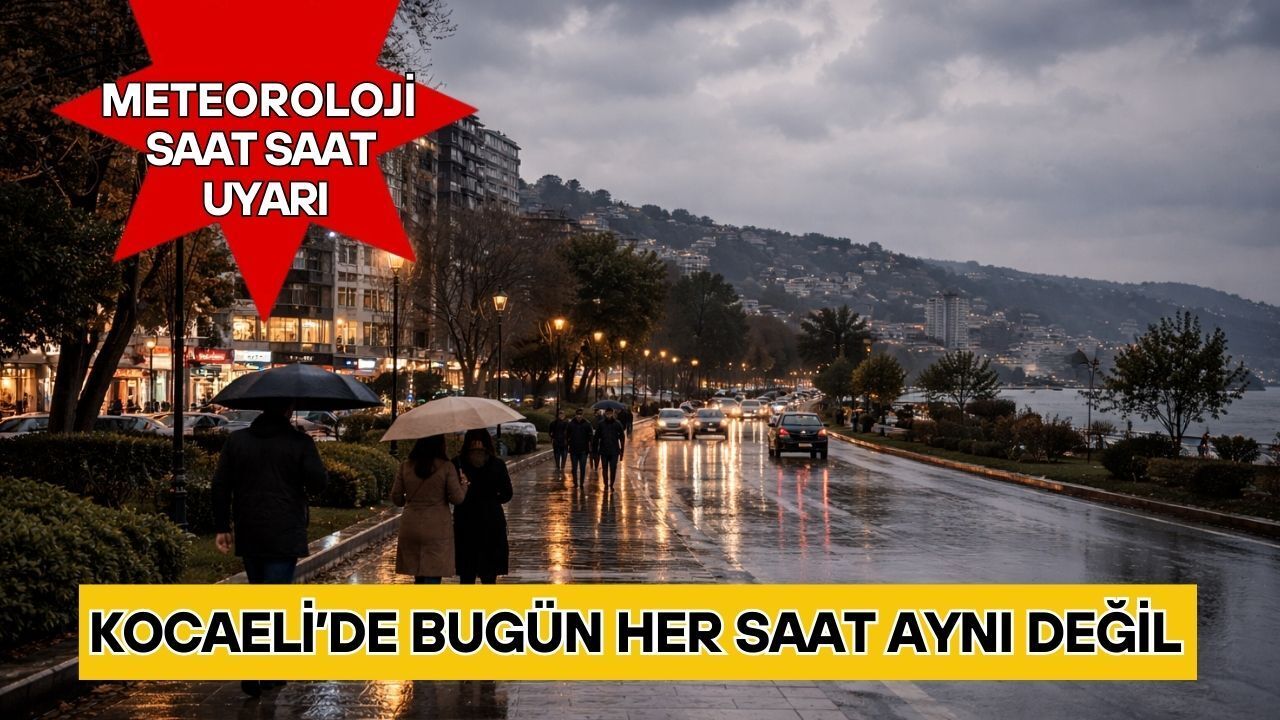 Kocaeli’de Bugün Hava Nasıl Olacak? Gün Parçalı Başlıyor Islak Bitiyor