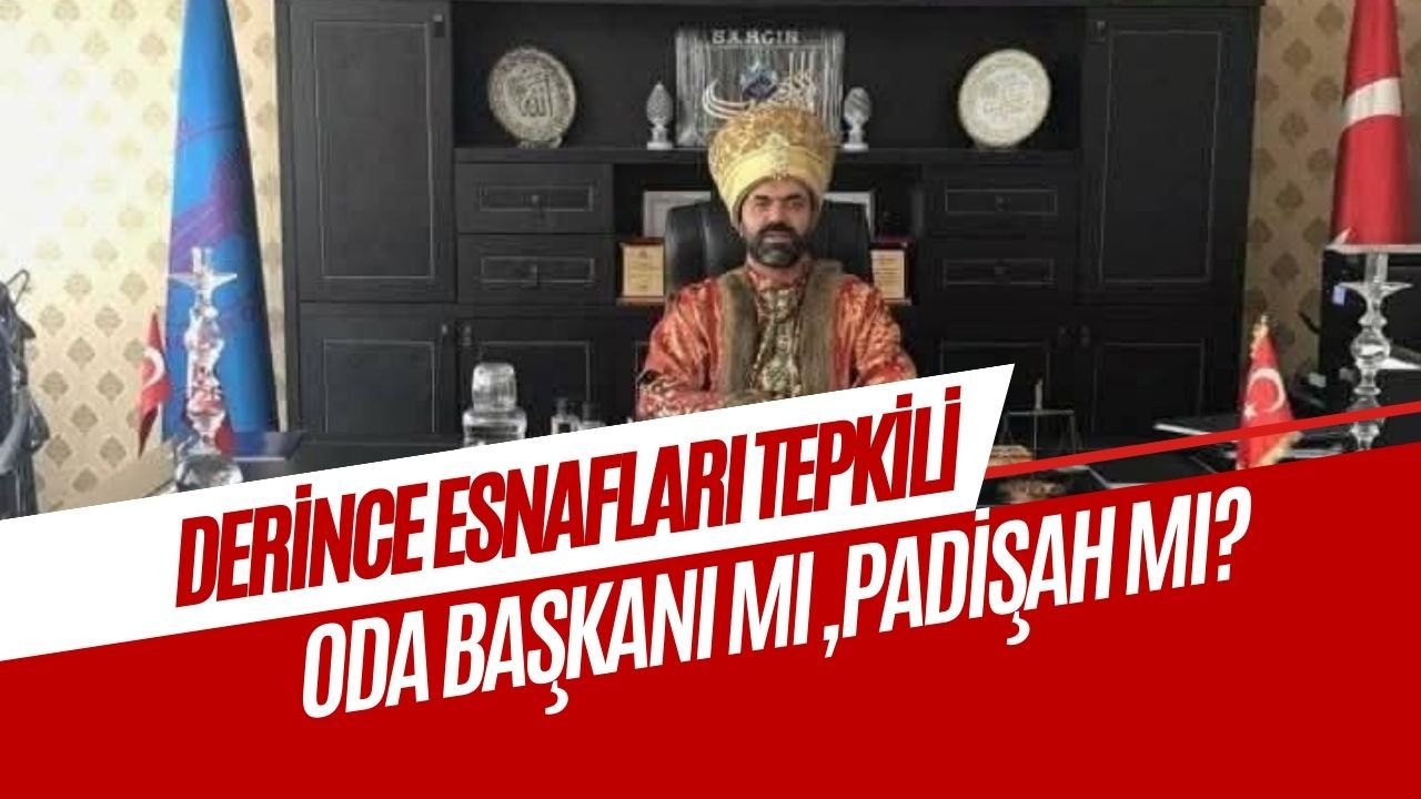 Oda Başkanından Şatafatlı Görüntüler: Derince Esnafı Tepkili