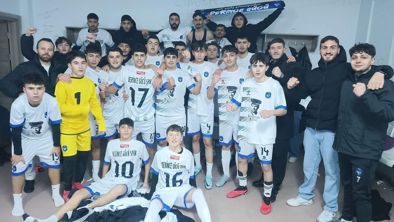 2. Amatör Küme Açılış Maçında Derincegücü Tarihi Galibiyetle Başladı