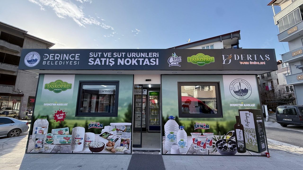 Derince’de sağlıklı gıdaya taze ulaşım: DERTAŞ ürünleri 9 noktada satışta