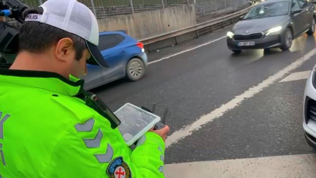 İstanbul Trafiğinde Yeni Dönem: Dronlar Taralı Alan Avında