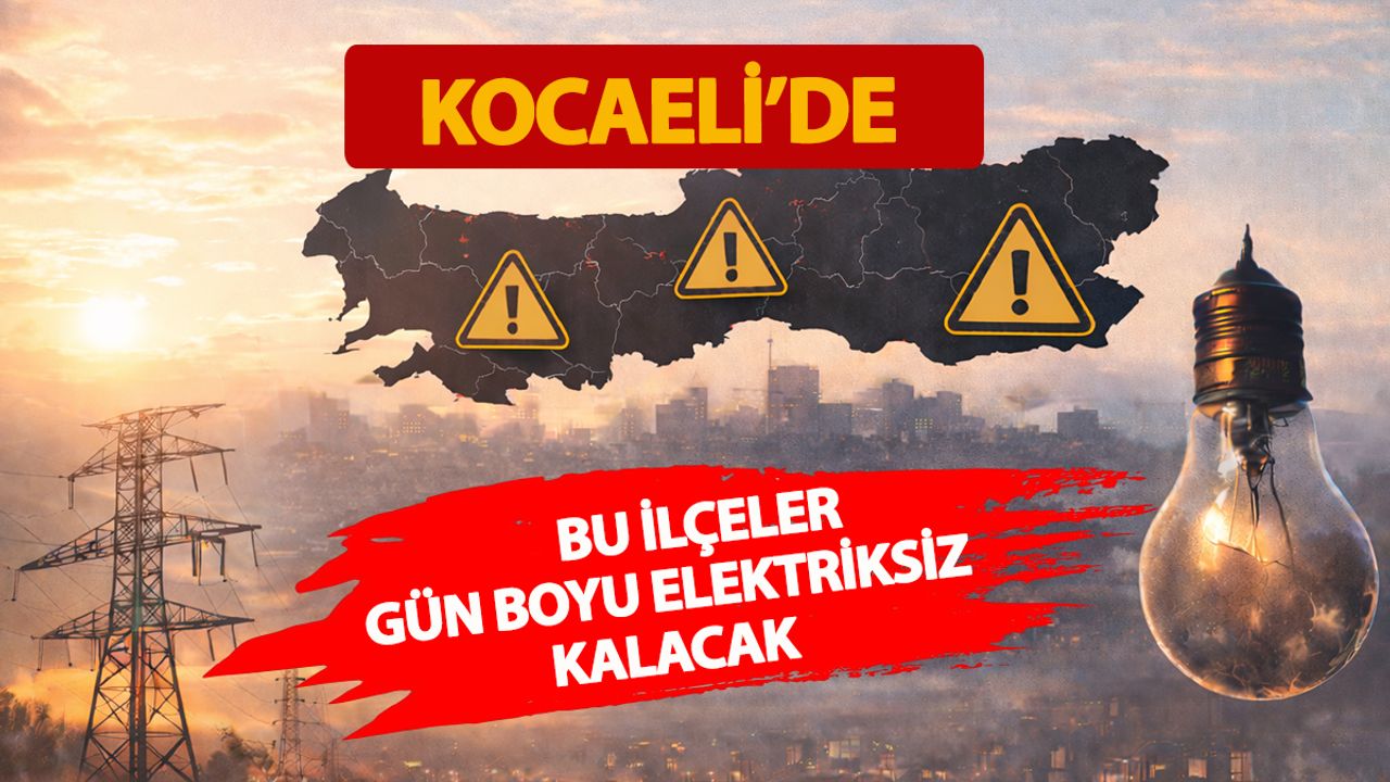 SEDAŞ’tan flaş karar: Kocaeli’de yüzlerce sokakta elektrikler kesilecek