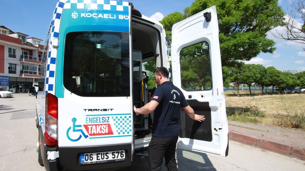 Kocaeli’de Engelsiz Taksi 2025’te 25 Bin Engelli Vatandaşa Ulaştı