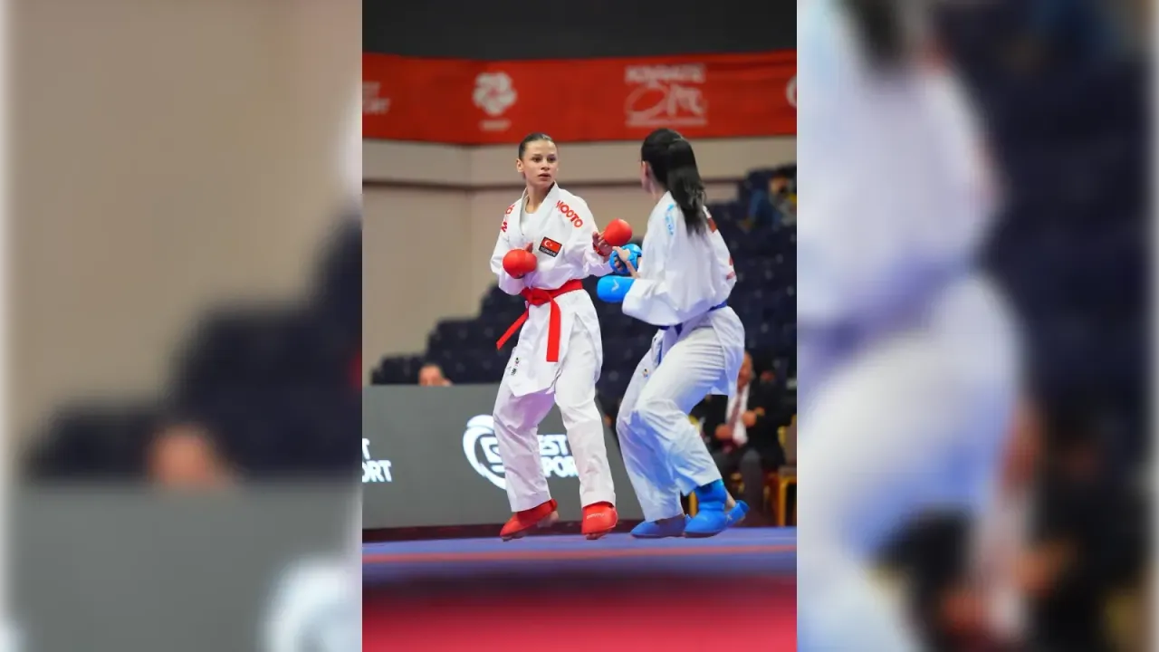 Kağıtsporlu Fatma Naz Yenen’den Karate1 Premier Lig’de altın zafer
