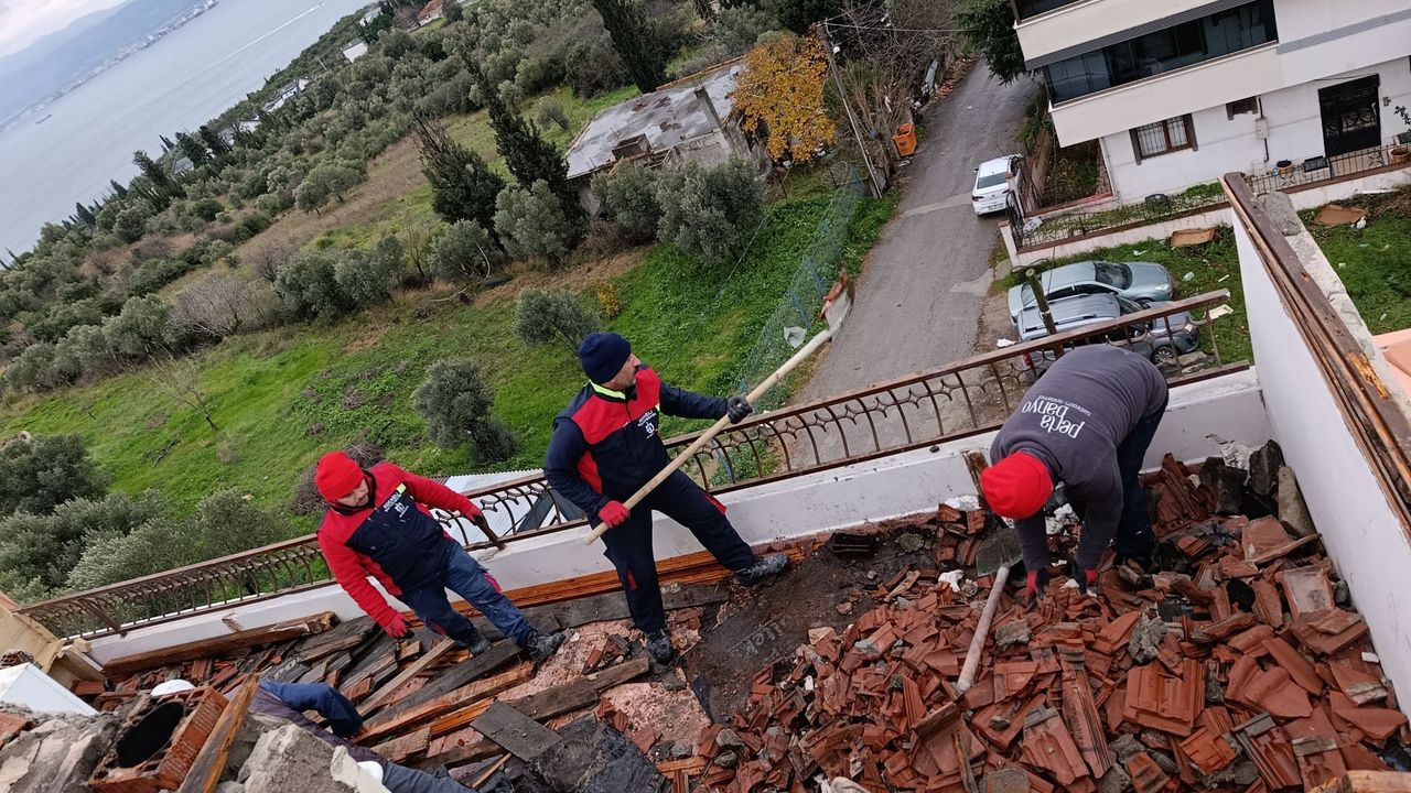 Fırtınadan Zarar Gören Şehit Ailesine Kocaeli Büyükşehir’den Hızlı Destek