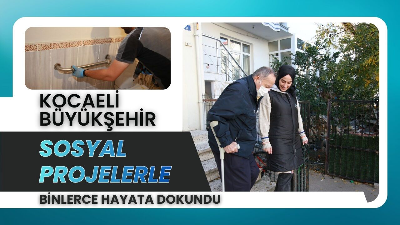 Kocaeli Büyükşehir, sosyal projelerle binlerce hayata dokundu