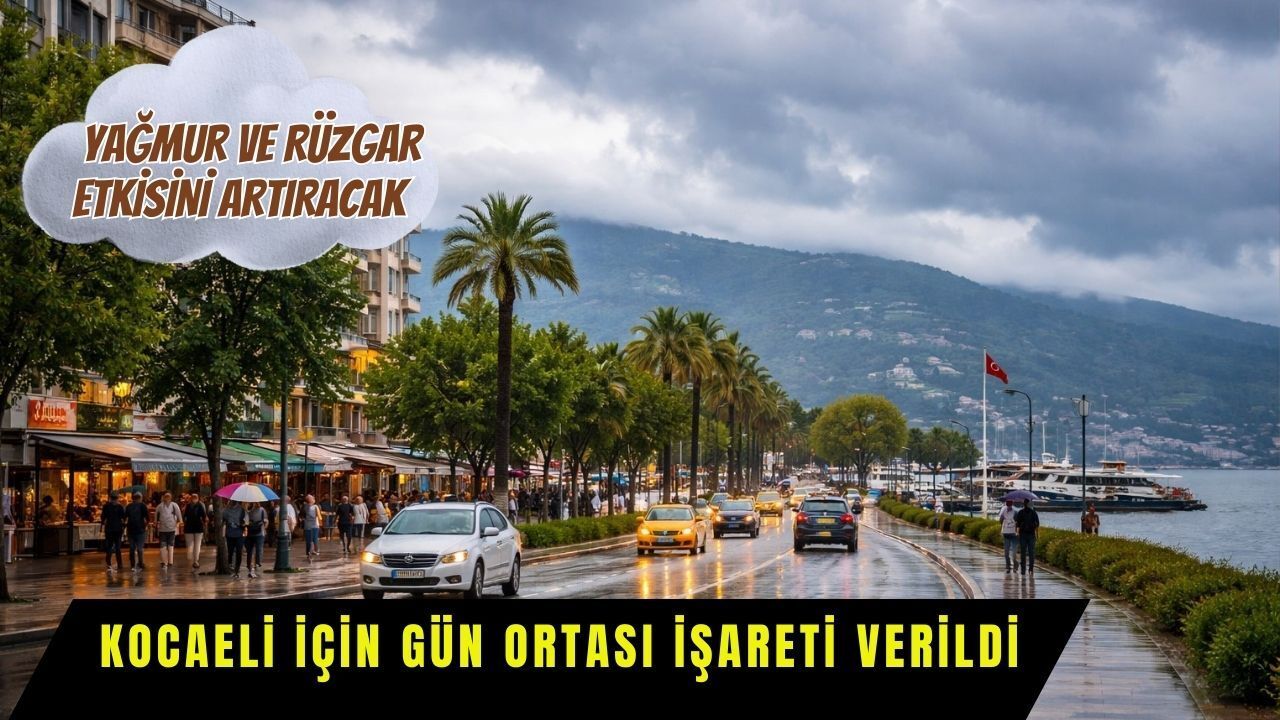 Kocaeli'de Bugün Hava Nasıl Olacak? Uyarılar peş peşe geldi