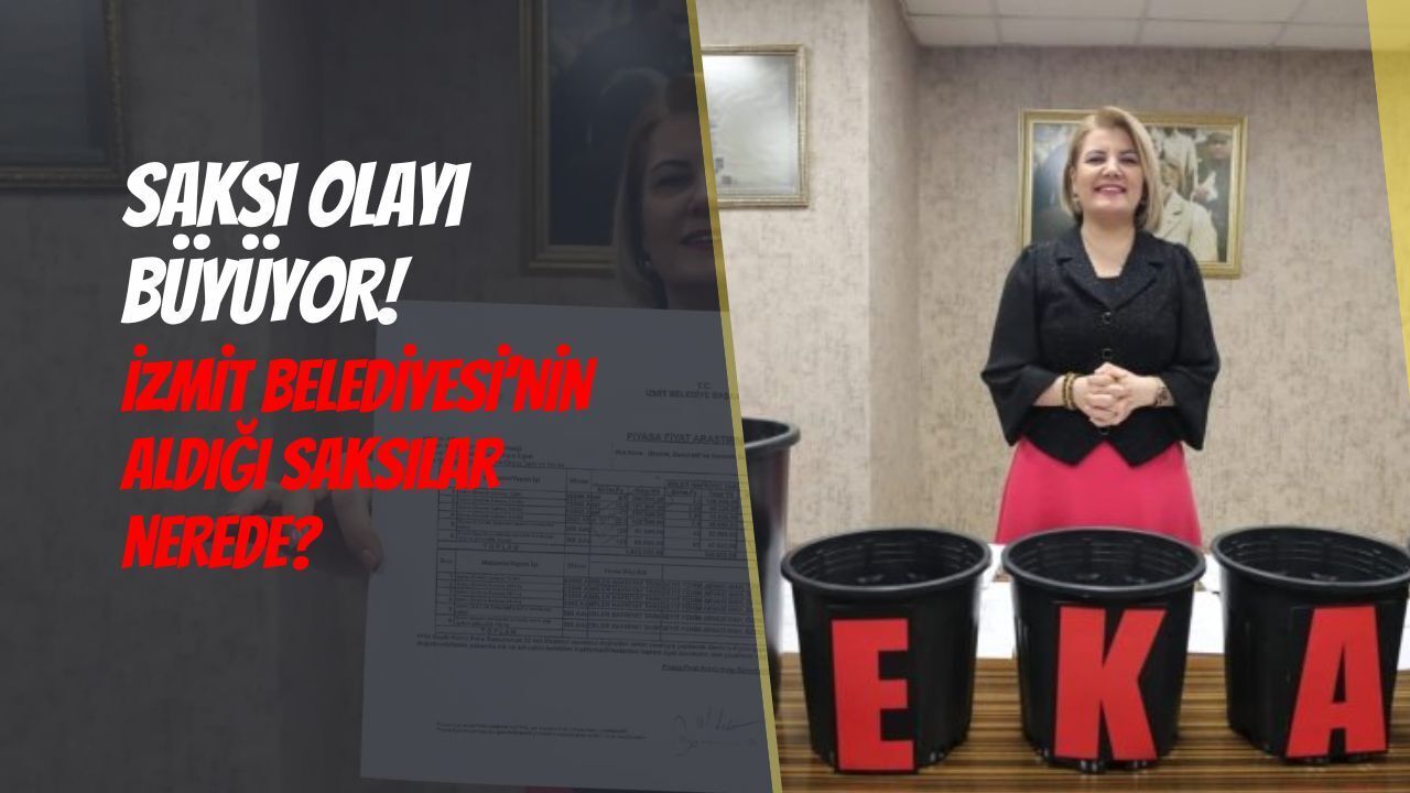 İzmit'te saksı olayı büyüyor: 1 milyonluk işe 300 binlik teklif, saksılar nerede?