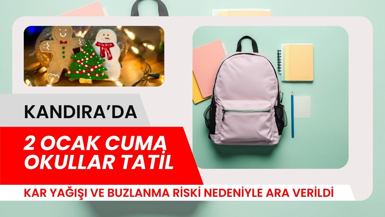 Kocaeli Valiliği Duyurdu: Kandıra’da 2 Ocak Cuma Okullar Tatil Edildi