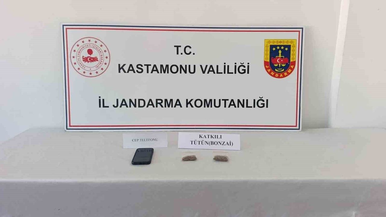 Kastamonu’da jandarmadan uyuşturucu operasyonu: 1 kişi tutuklandı