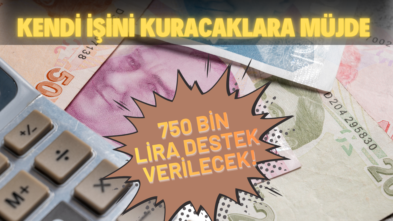 Kendi işini kurmak isteyenlere 750 bin lira ödeme: Aranan tek şart açıklandı