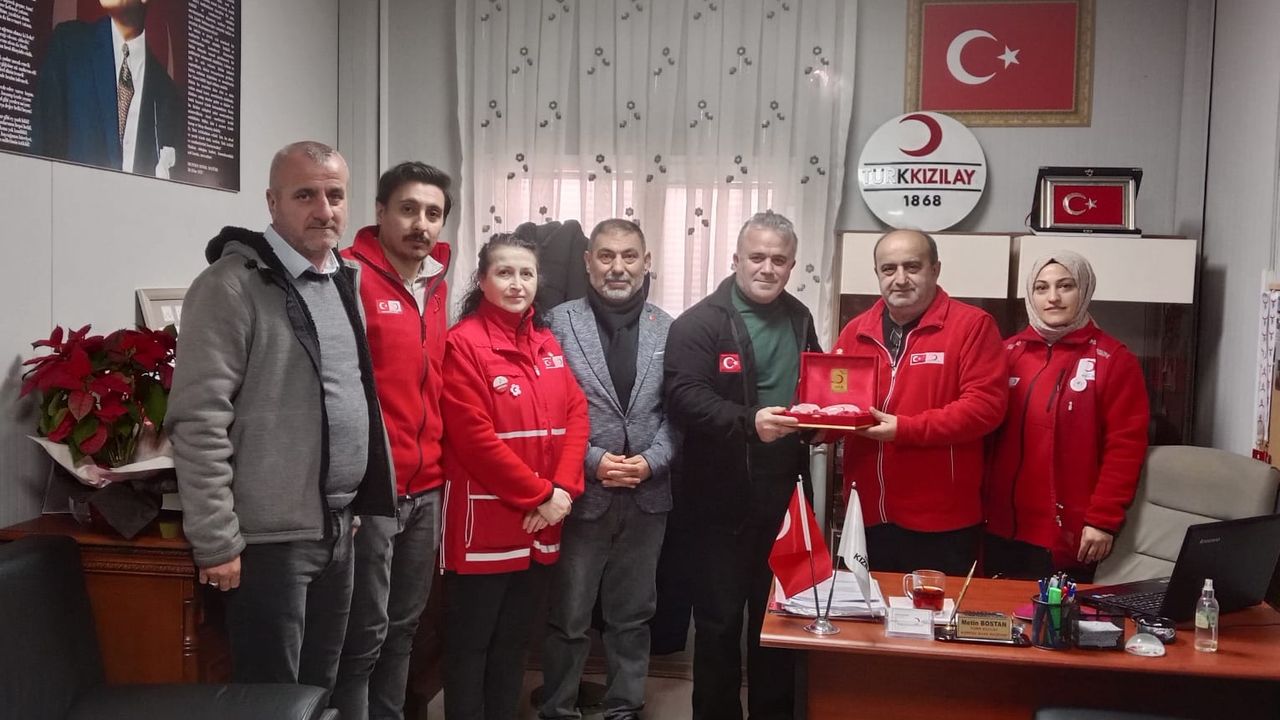 Afet İşleri Müdürü Kenan Seyrek’ten Türk Kızılay Körfez Şubesi’ne ziyaret