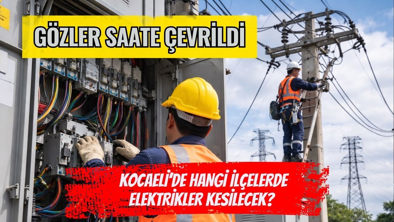 Gün Boyu Sürecek Sabah Başlayacak: Kocaeli’nin 6 İlçesinde Elektrik Kesintisi