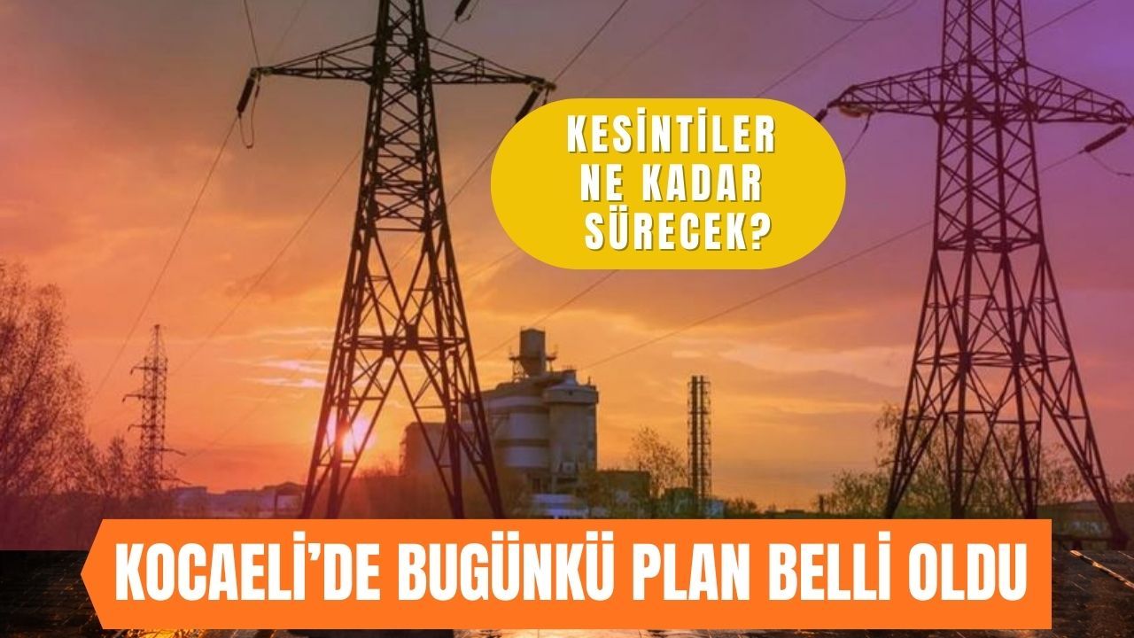 Elektrik Kesintisi Kocaeli’ye Abone Oldu: Her Sabah Otomatik Başlıyor