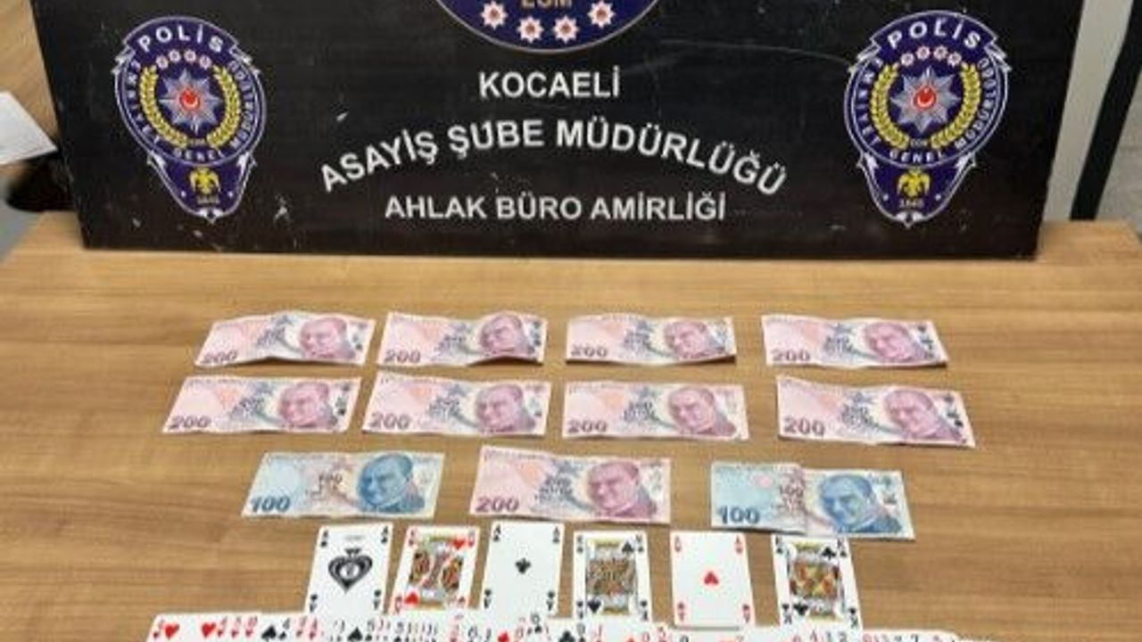 Kocaeli’de Kumar Operasyonu: 4 Kişiye İdari Para Cezası Uygulandı