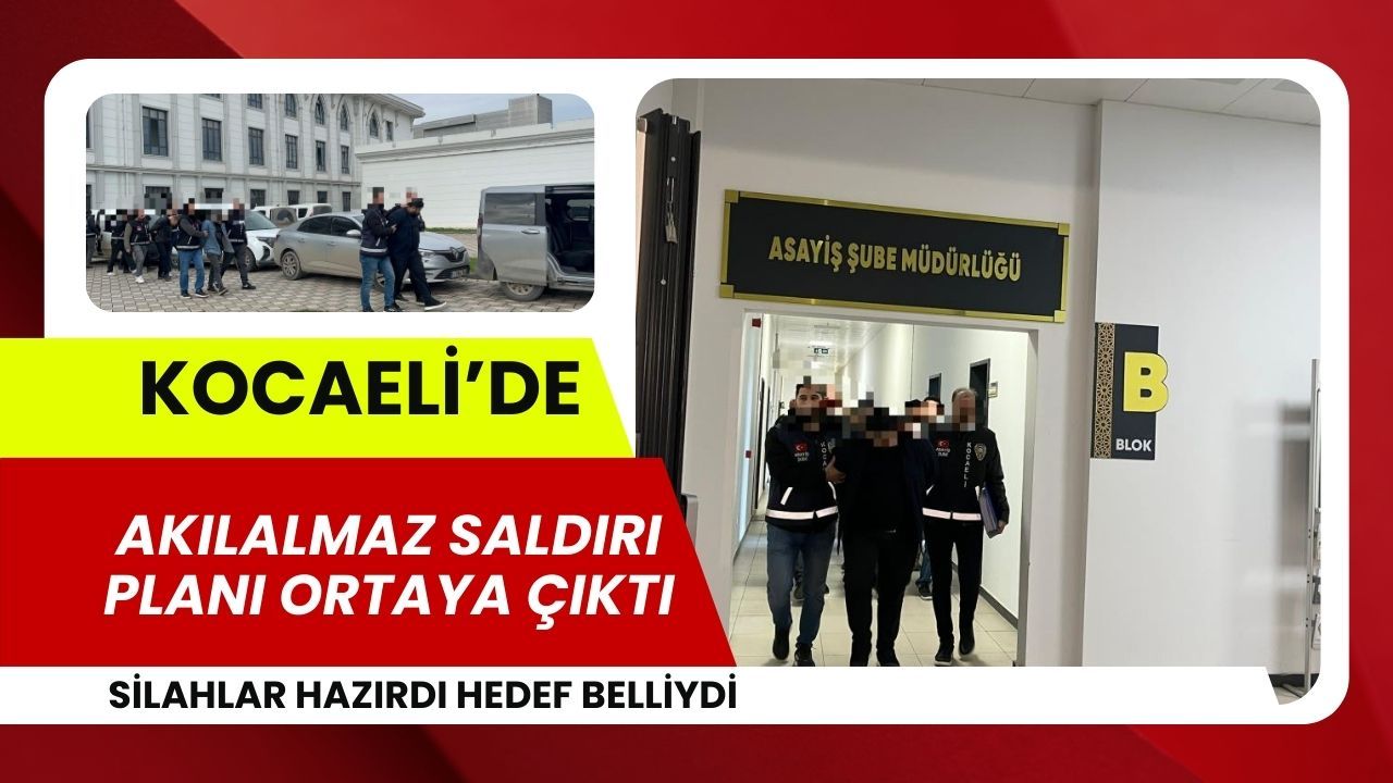 Kocaeli’de Büyük Saldırı Planı Deşifre Edildi: Evlerden Cephanelik Çıktı
