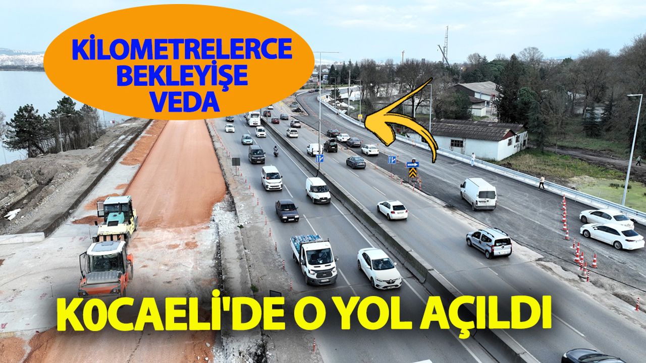 Kocaeli’de Geofoam’la İnşa Edilen Yol Açıldı: Kentin Kalbine Yeni Bağlantı Sağlandı