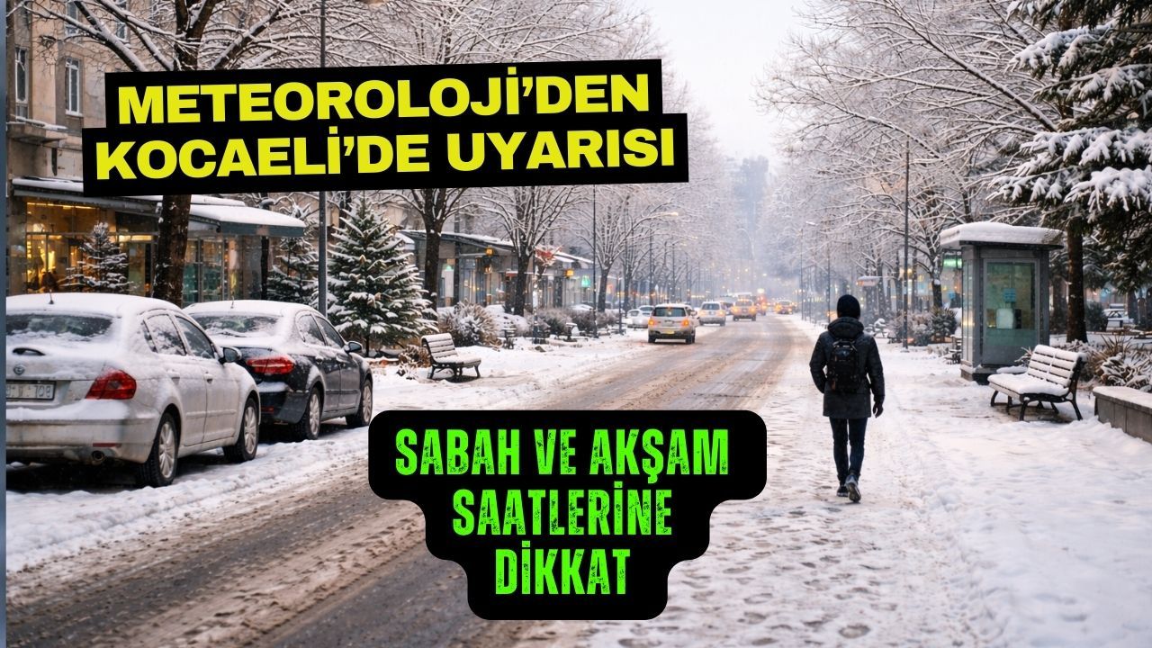 Kocaeli’de Bugün Hava Nasıl? 13 Ocak Kar ve Don Uyarısı