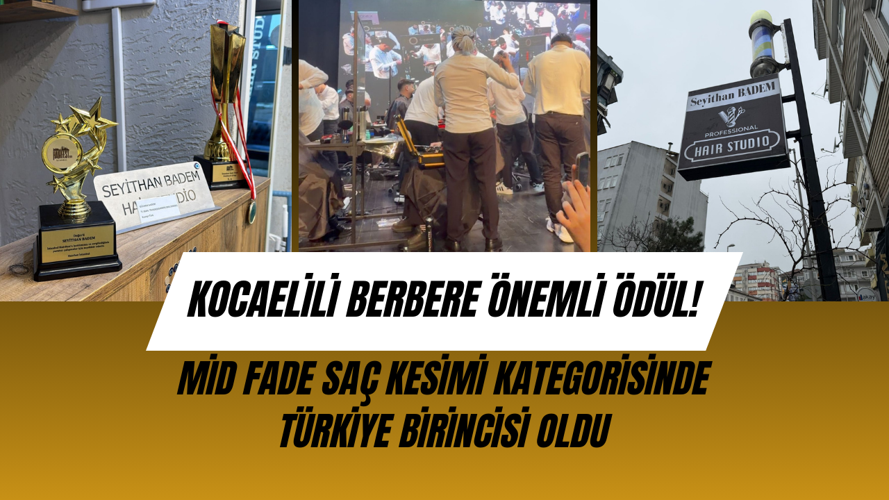 Seyithan Badem, Mid Fade Saç Kesimi Kategorisinde Türkiye Birincisi Oldu