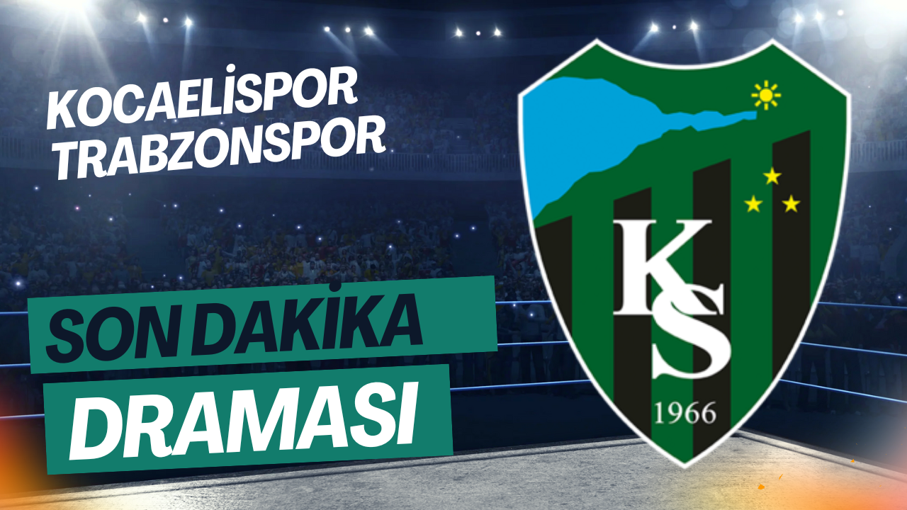 Kocaelispor'da Son Dakika Draması: 1-2